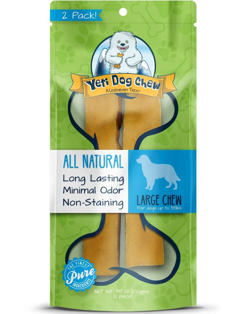 Comfortable Yeti Dog Chew – Natural Yak Cheese Himalayan Dog Chews for All Sizes Long-Lasting Yak Chews Proven