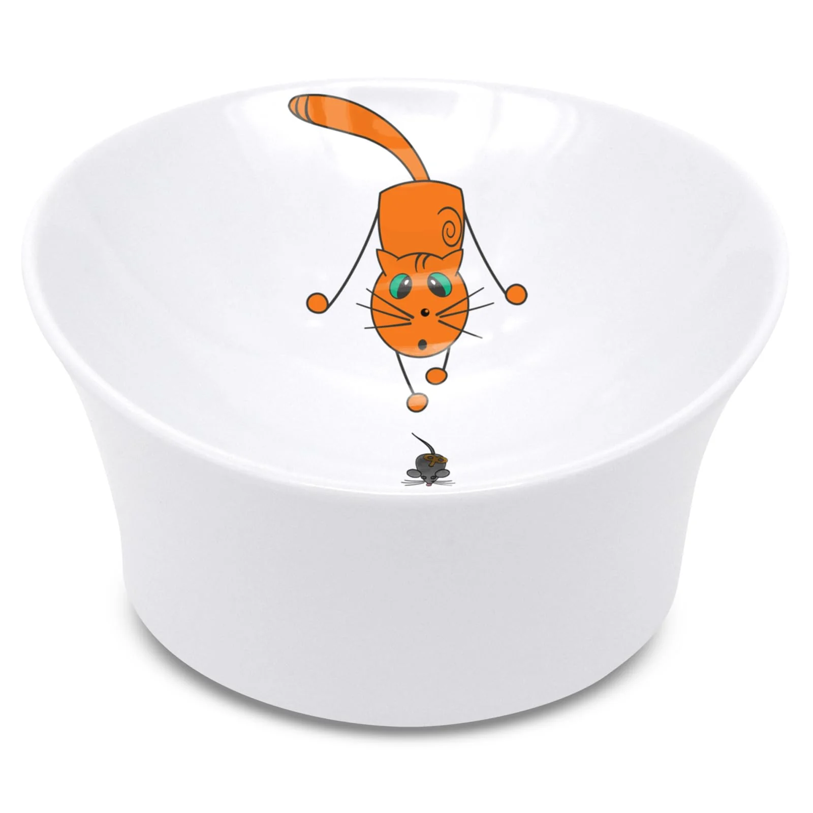 Secure CATNK Raised Cat Food Bowl – d Whisker-Friendly Vet- Height 6 oz Excellent