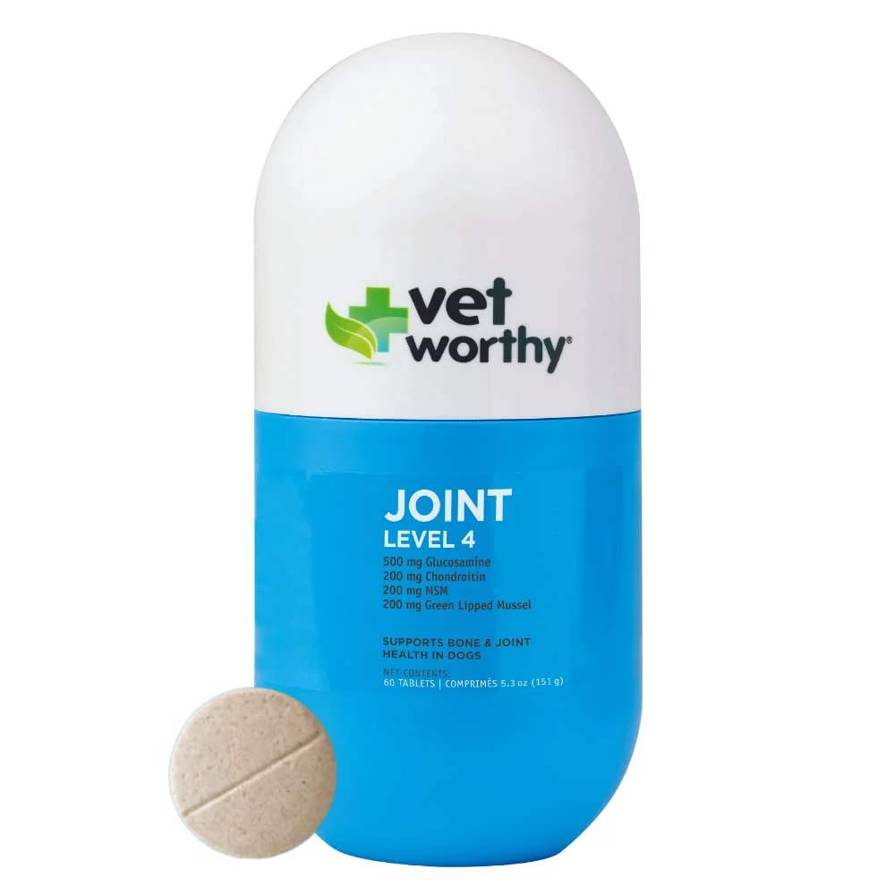 Safe Vet Worthy Joint Support Level 4 – Liver-Flavor Chewables for Dogs Glucosamine Chondroitin MSM Elite