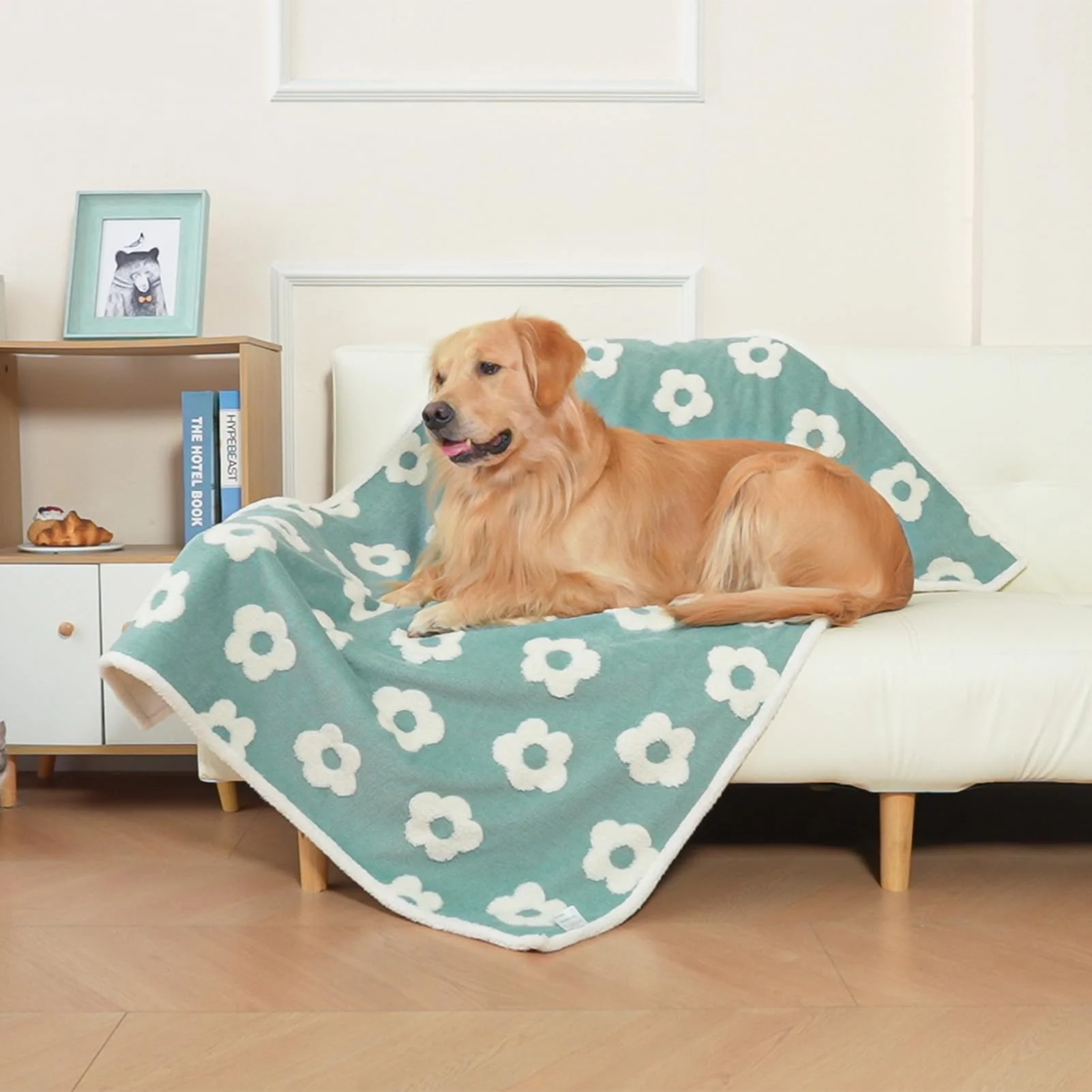 Genuine BEAUTYZOO Waterproof Dog Blanket for Medium Large Dogs – 40×60 Reversible Washable Sustainable