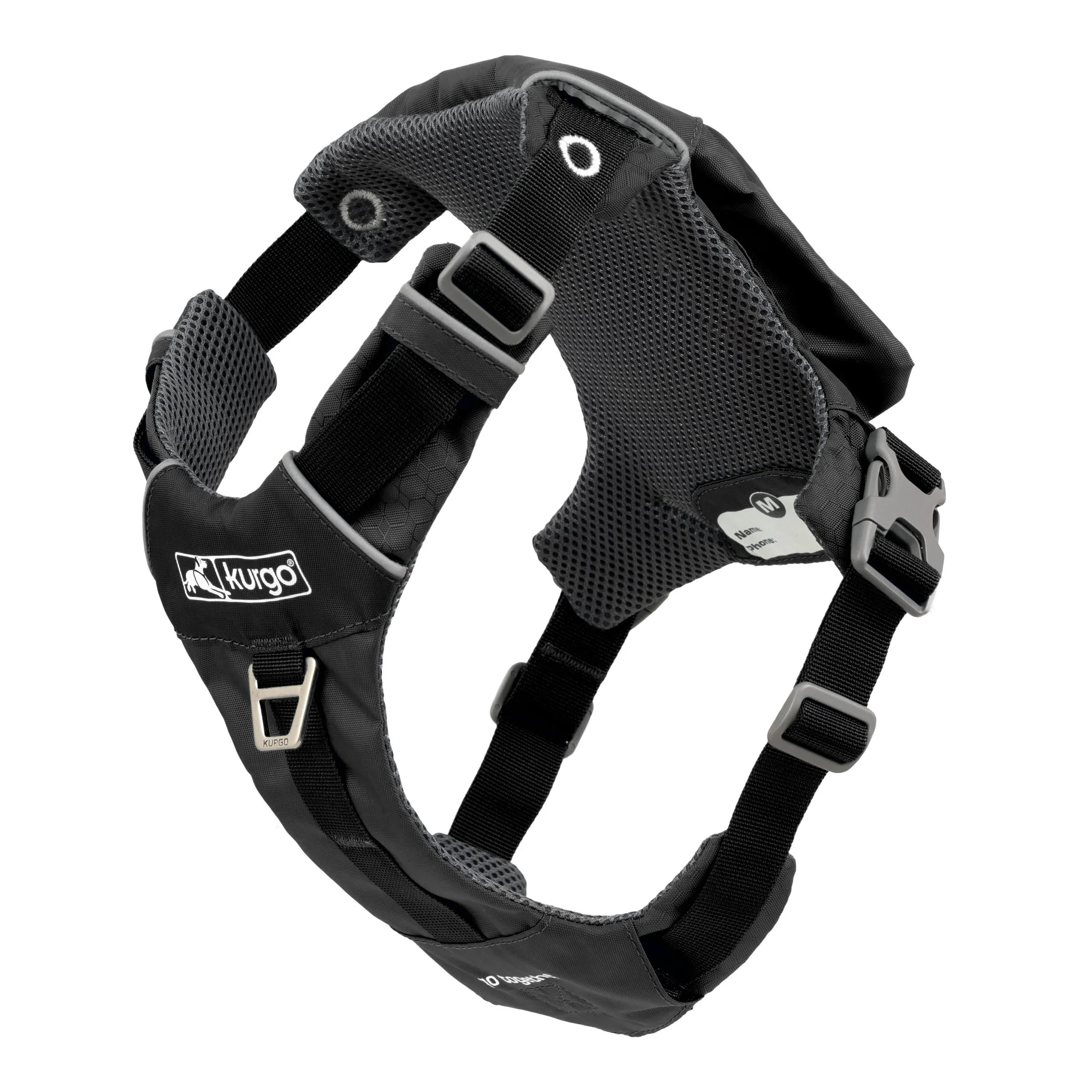 Sustainable Kurgo Stash n’ Dash Harness – Lightweight Foldable Travel Dog Harness Medium Detailed