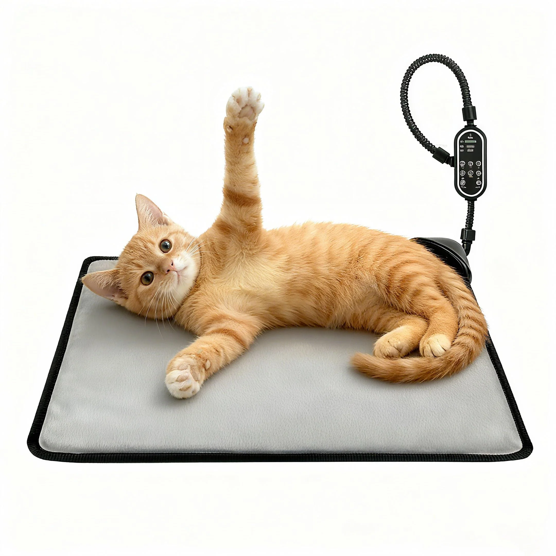 Original Orznez Pet Heating Pad for Cats Dogs Auto-Induction Adjustable Temp Time Natural