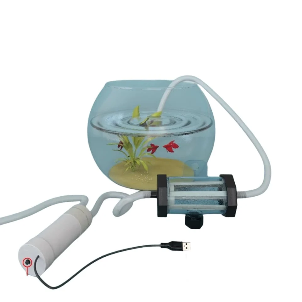 Quality Nmifoan Electric Aquarium Gravel Cleaner – USB Water Changer with 5m Tube Filter Green