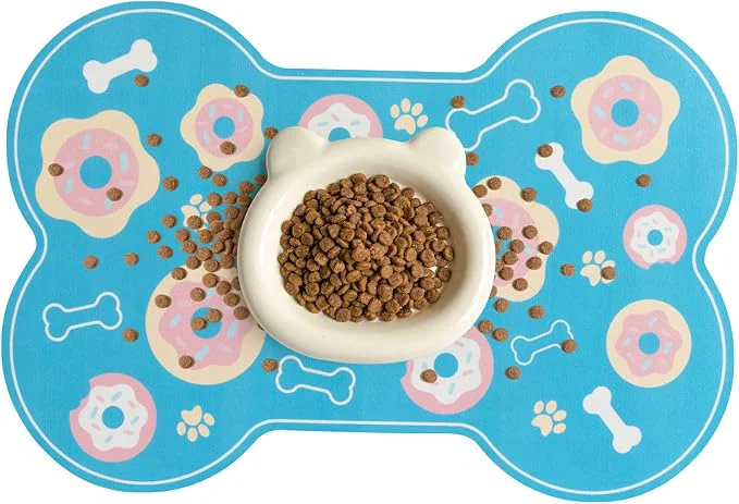 Outstanding Dog Food Mat 0.15 Thickened Super Absorbent Pet Feeding Mat Fashionable