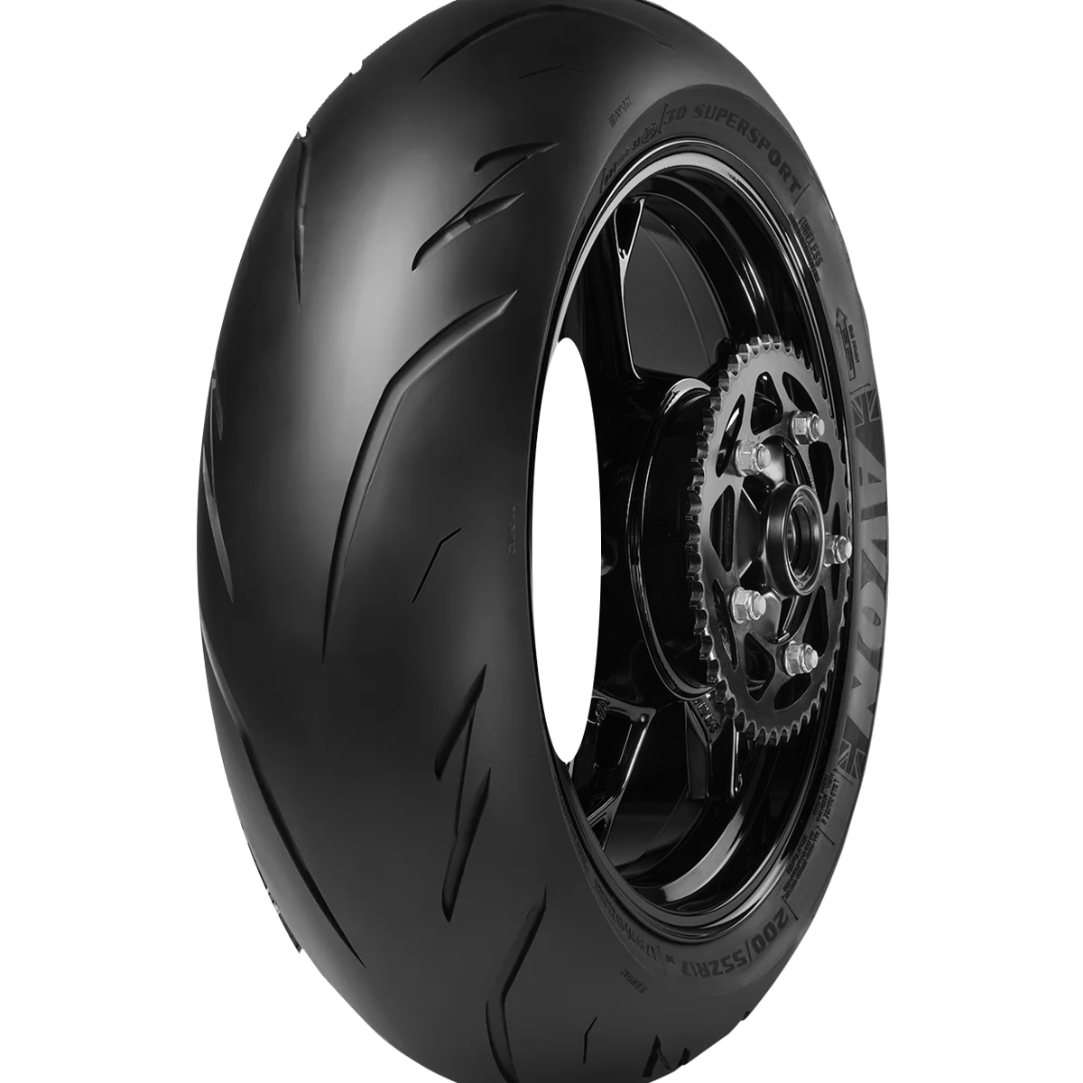 High-Performance AVON Tire – 3D Supersport – Rear – 180 55ZR17 – 73W 638261 Clean