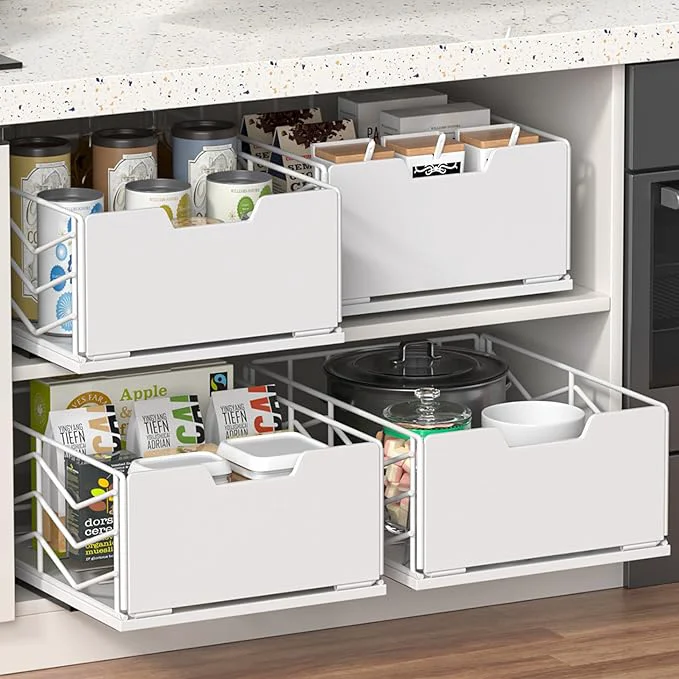 Optimized ZOINLIY Pull Out Cabinet Organizer Pantry Slide Out Drawer Organizer with Adhesive Strips Heavy Duty Under Sink Organizer Storage and Organization for Kitchen Bathroom 15.7 D x 11.8 W x 6.7 HAbout ThisOverview Relaxed