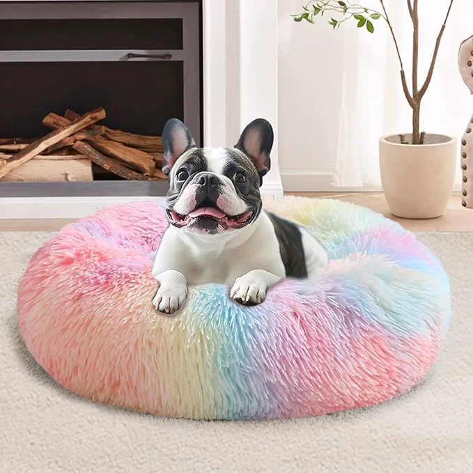 Detailed JOLLYVOGUE Calming Dog Bed for Small Dogs Excellent