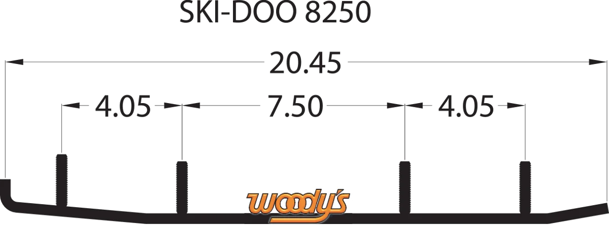 Smart WOODY’S Extender Trail III Flat-Top Runner ESD3-8250 Natural