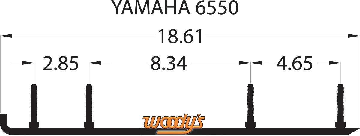 Versatile WOODY’S Extender Trail III Flat-Top Runner EYV3-6550 Trusted