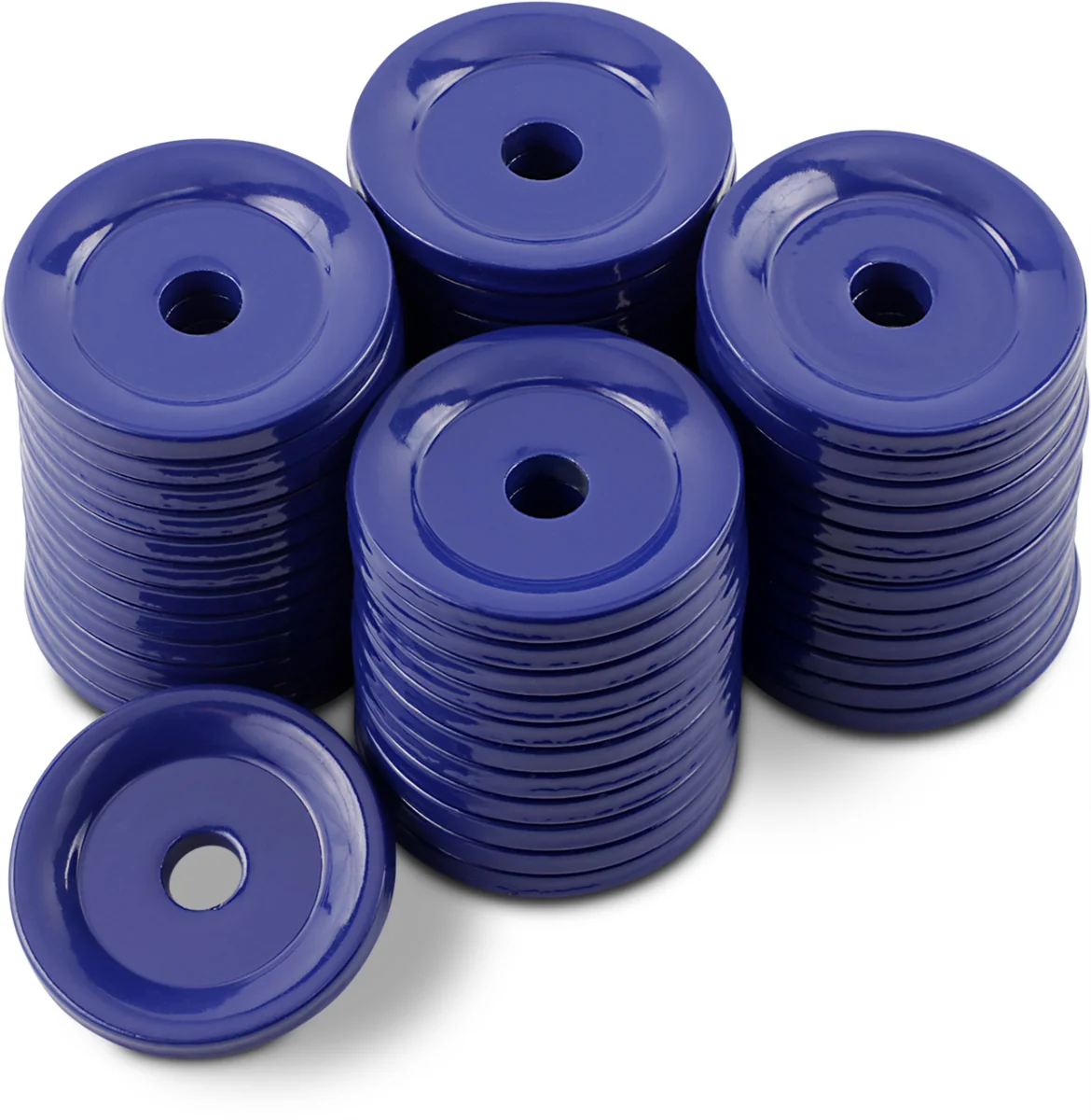 Next-Generation WOODY’S Support Plates – Blue – Round – 48 Pack ARG-3795-48 Soft