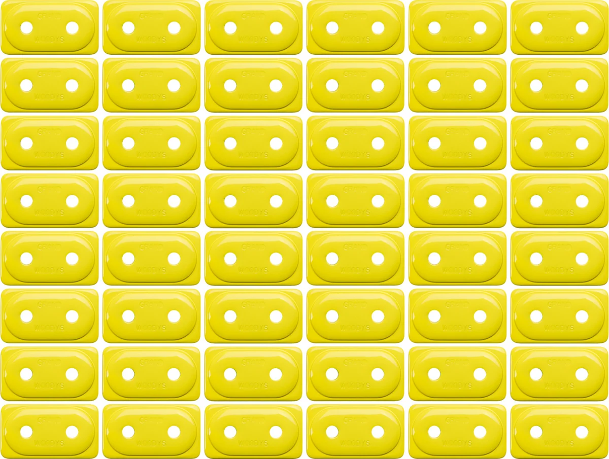 Minimalist WOODY’S Support Plates – Hi Vis – Double – 48 Pack ADG-3830-48 Sustainable