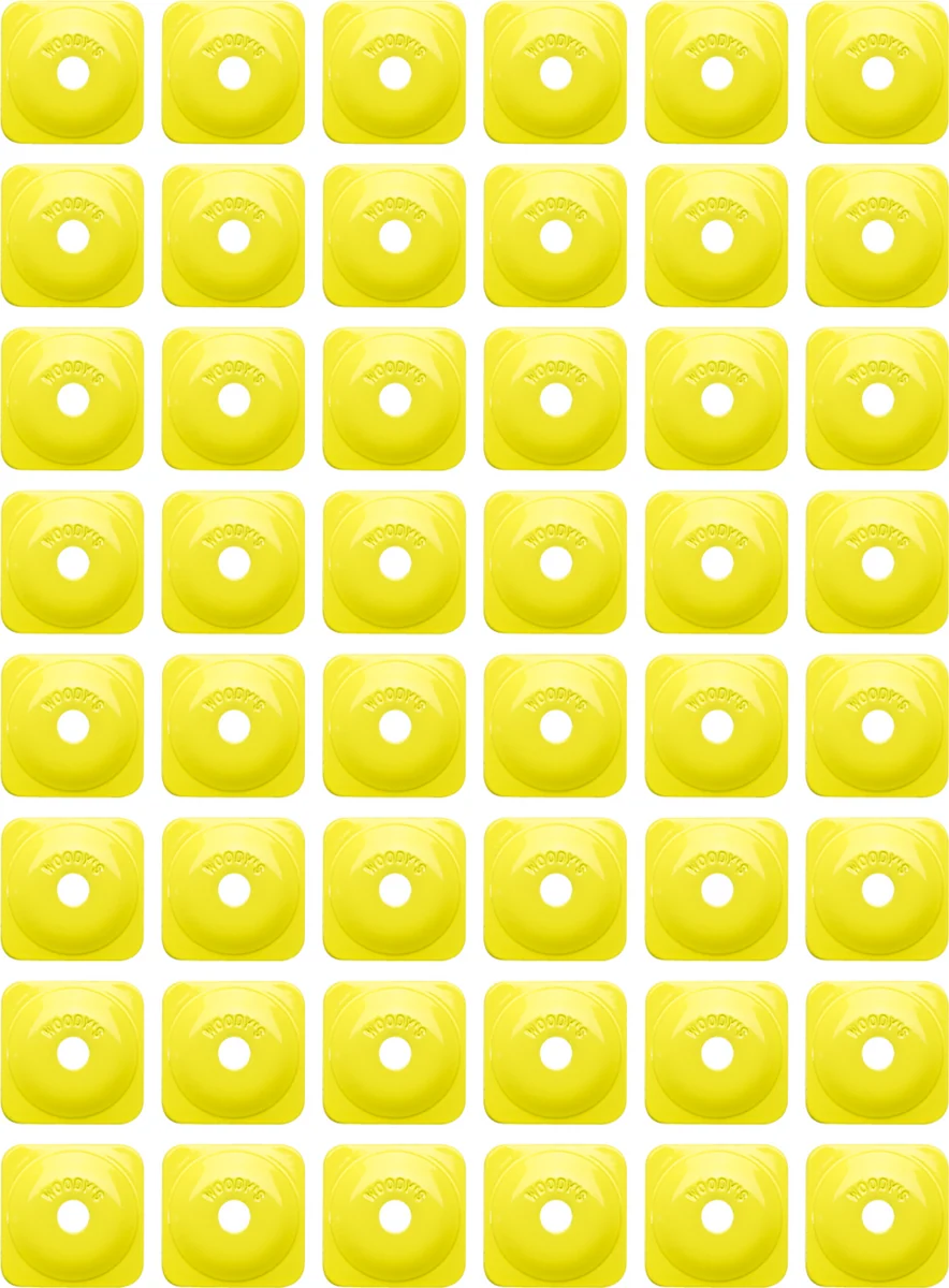 Unique WOODY’S Support Plates – Hi Vis – Square – 48 Pack ASG-3830-48 Trendy