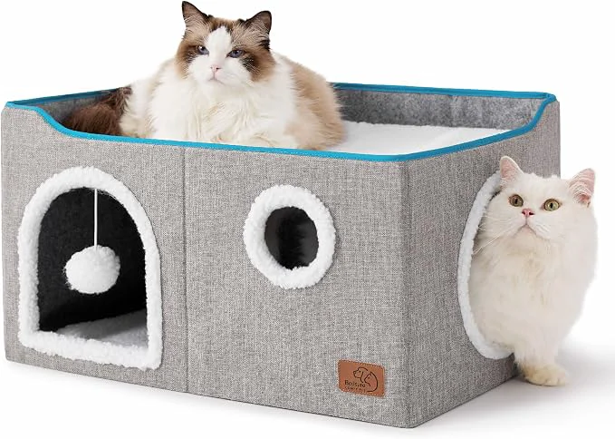 Smart Bedsure Large Cat Beds for Indoor Cats Elite