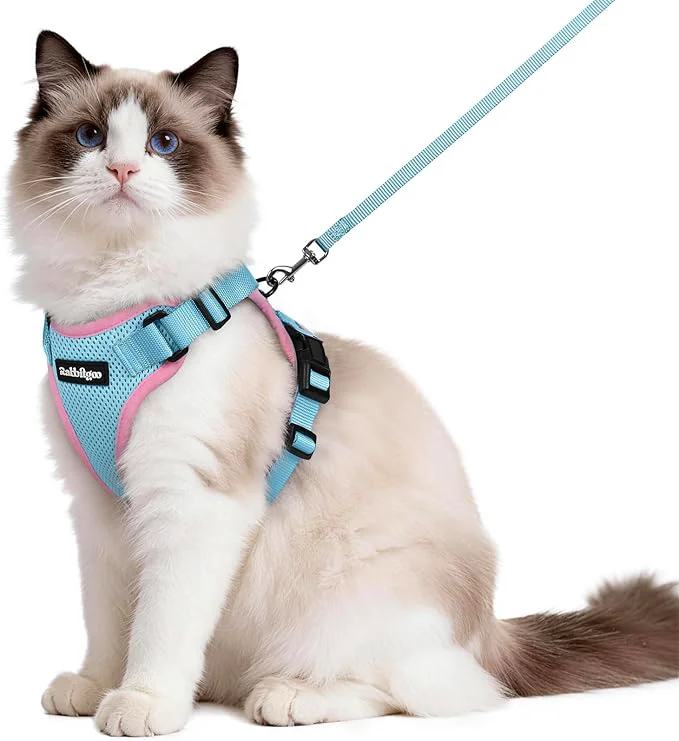Next-Generation rabbitgoo Cat Harness and Leash Secure