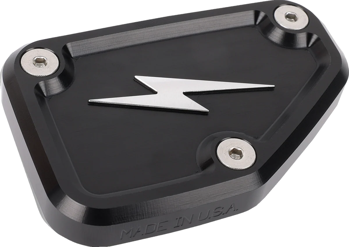 Efficient THRASHIN SUPPLY CO. Master Cylinder Cover – Brake – Front – Black Twice-Cut TSC-3178-4 Durable