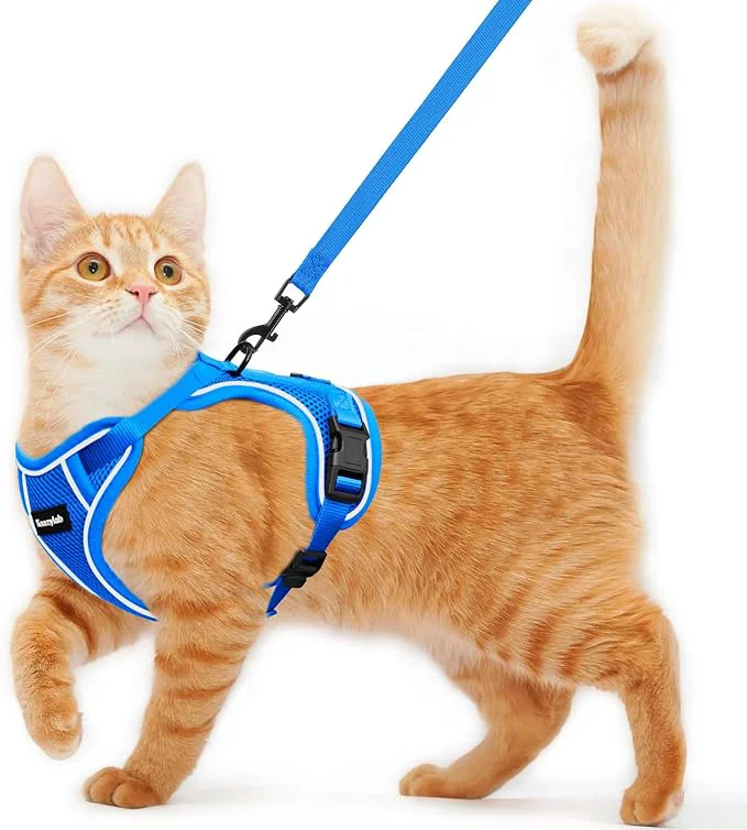 Powerful Cat Harness and Leash for Walking Escape Proof Soft Adjustable Cat Leash Artisan