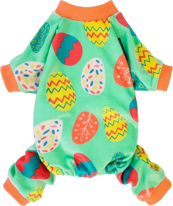 Stylish Fitwarm Easter Egg Dog Pajamas Holiday Dog Clothes Environmentally Friendly