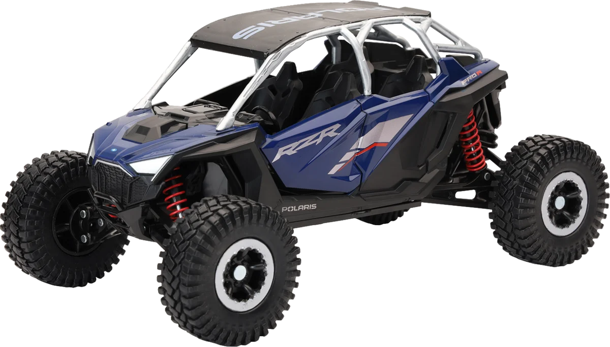 Comfortable NEW RAY TOYS Polaris RZR Pro R4 Rock Crawler – 1 18 Scale – Azure Crystal 58466A Efficient