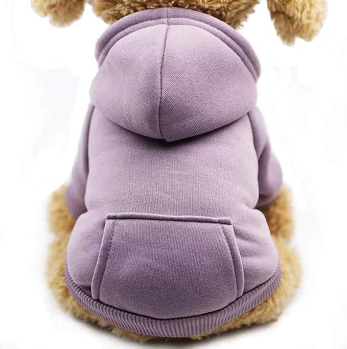 Comfortable Jecikelon Winter Dog Hoodie Sweatshirts High-End