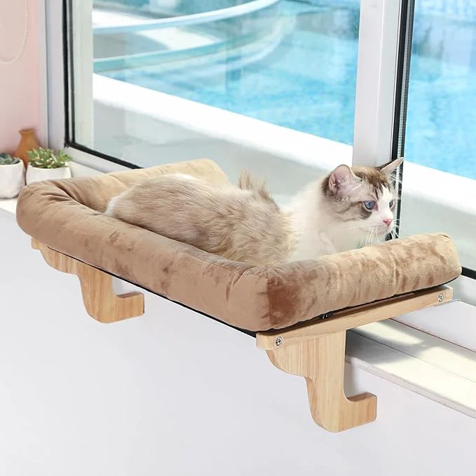 Trusted Zakkart Cat Perch for Window Sill Premium Material