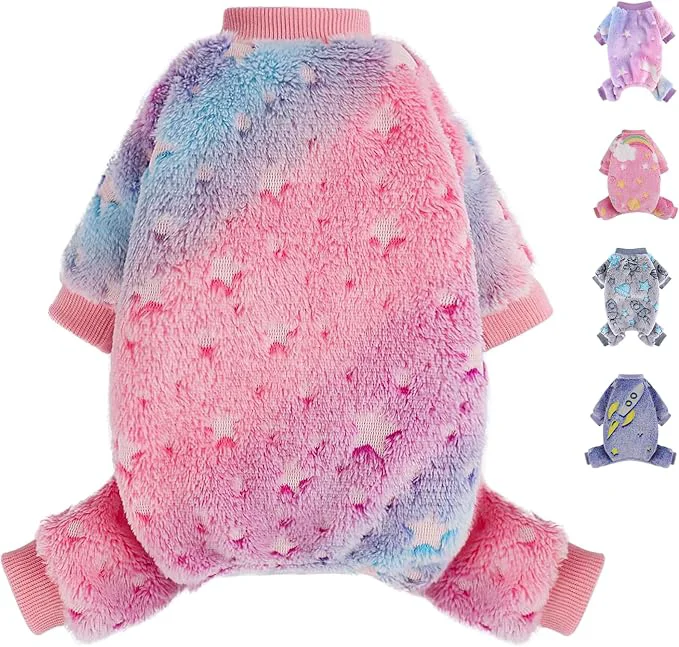 Classic Dog Pajamas Psj Clothes Girl Small Winter Cute Small Puppy Clothes 4 Legs Refined