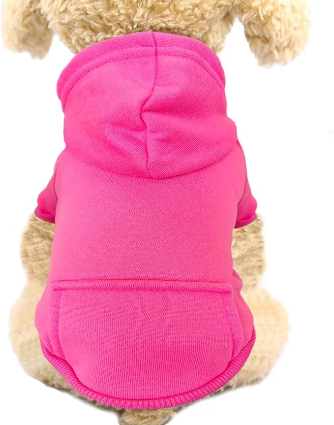 Responsible Jecikelon Winter Dog Hoodie Sweatshirts Lightweight