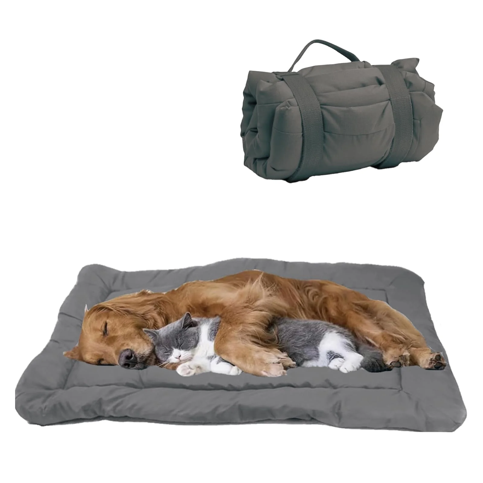 Verified YOFANG 36×25 Outdoor Travel Dog Bed – Waterproof Anti-Slip Portable Kennel Pad Healthy