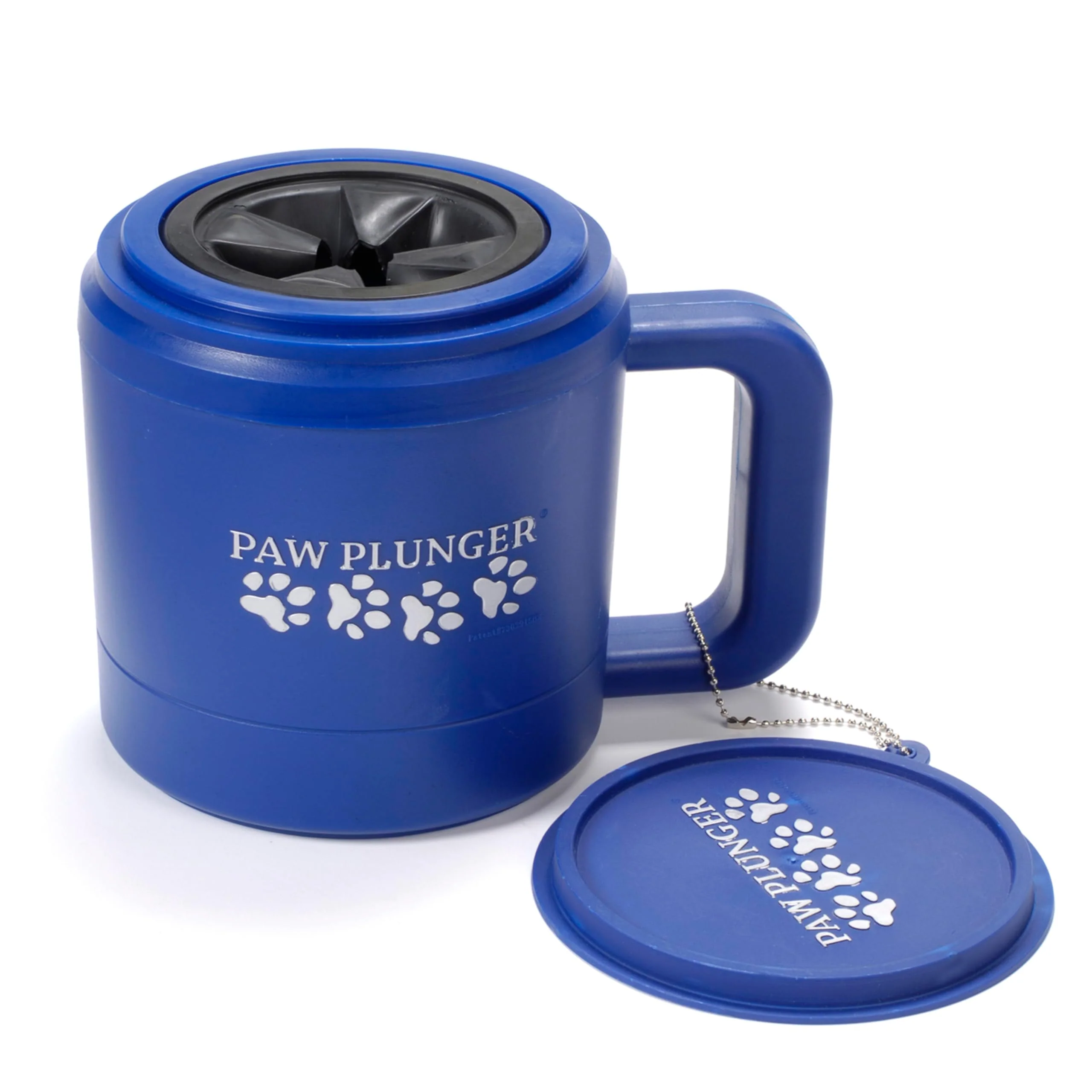 Safe Paw Plunger Dog Paw Cleaner – Portable Paw Washer for Medium Dogs Blue Functional
