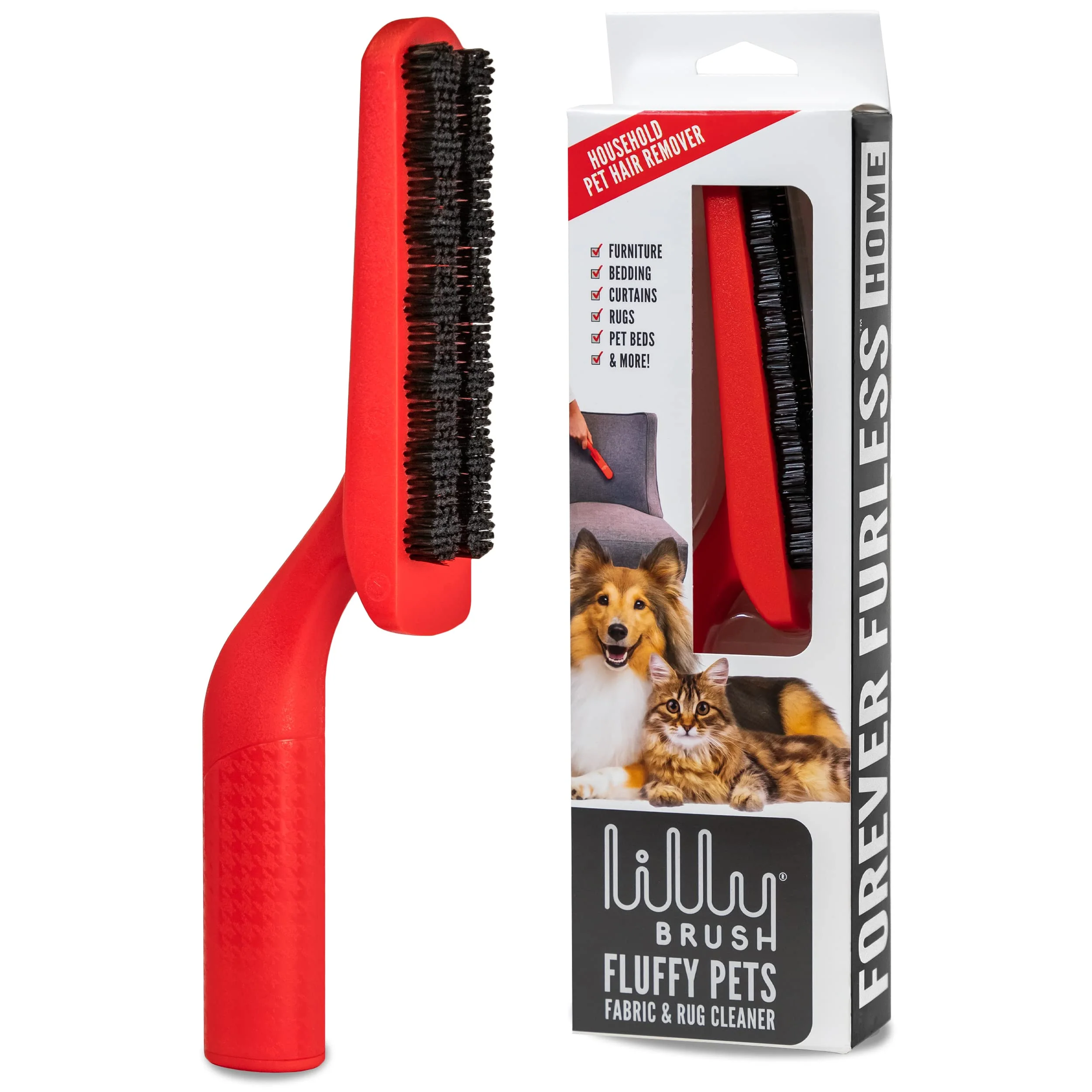 Practical Lilly Brush Fluffy Pets Furless Hair Remover Pet Hair Removal for Furniture Fabrics Sophisticated