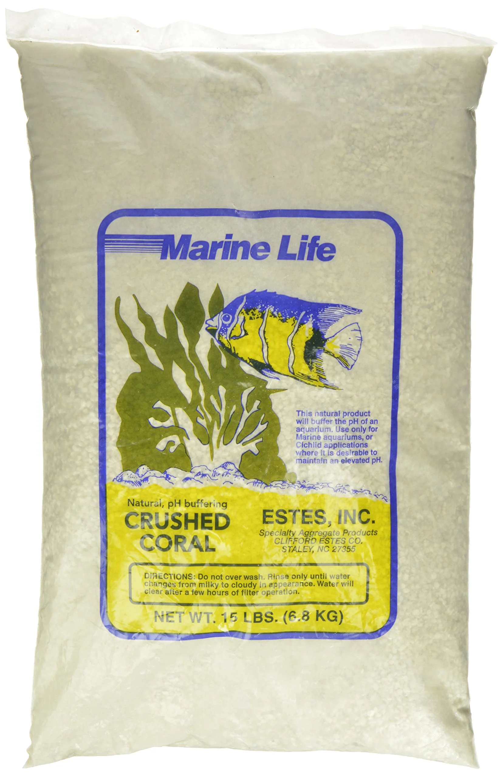 Authentic Estes Este Crushed Coral – 15 lb Aquarium Tortoise Substrate Artisan