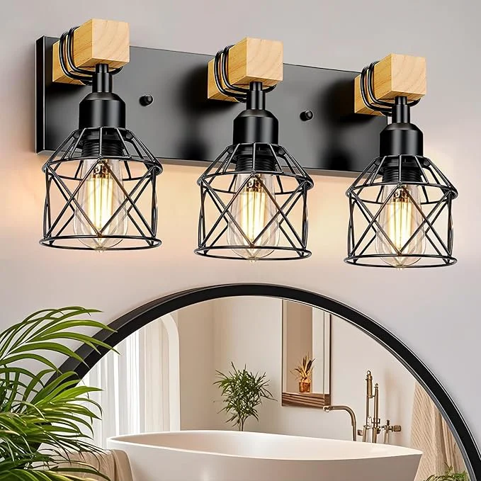 Artisan Bathroom Light Fixtures Vanity Lights for Bathroom Small Lamp Shades Vanity Lighting Fixtures Black Light Fixture Over MirrorAbout ThisOverview Verified
