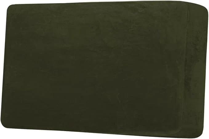 Elite H.VERSAILTEX Velvet Stretch Individual Cushion Cover Plush Cushion Slipcover for Loveseat Sofa Furniture Protector Seat Cushion Sofa Cover 1 Piece Loveseat Cushion Cover Olive About ThisOverview Exclusive