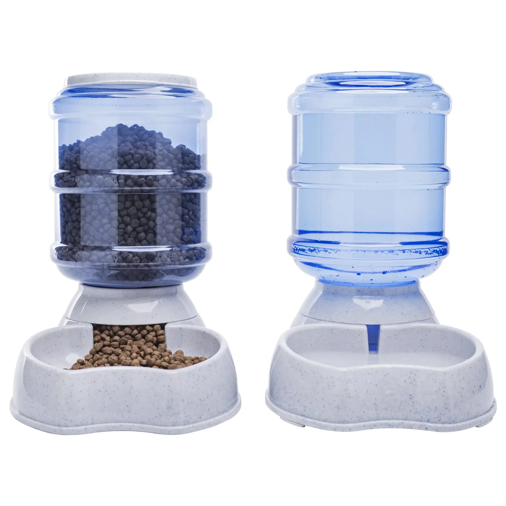 Crafted EER Pet Feeder Water Dispenser – Automatic Gravity Refill BPA- 1 Gallon 3.8L Elegant