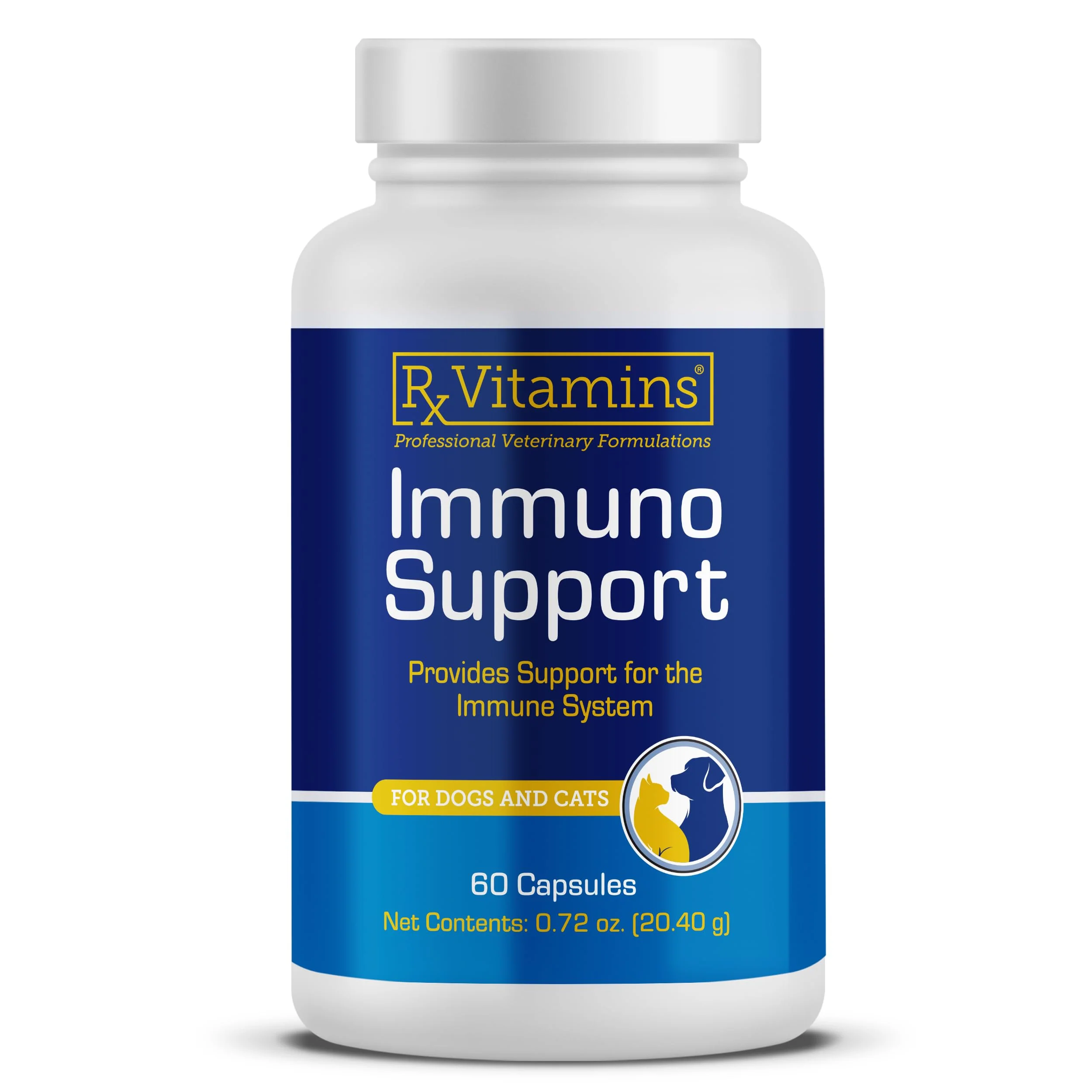 Flexible Rx Vitamins Immuno Support — Immune Eye Health Supplement for Dogs Cats 60 ct Authentic