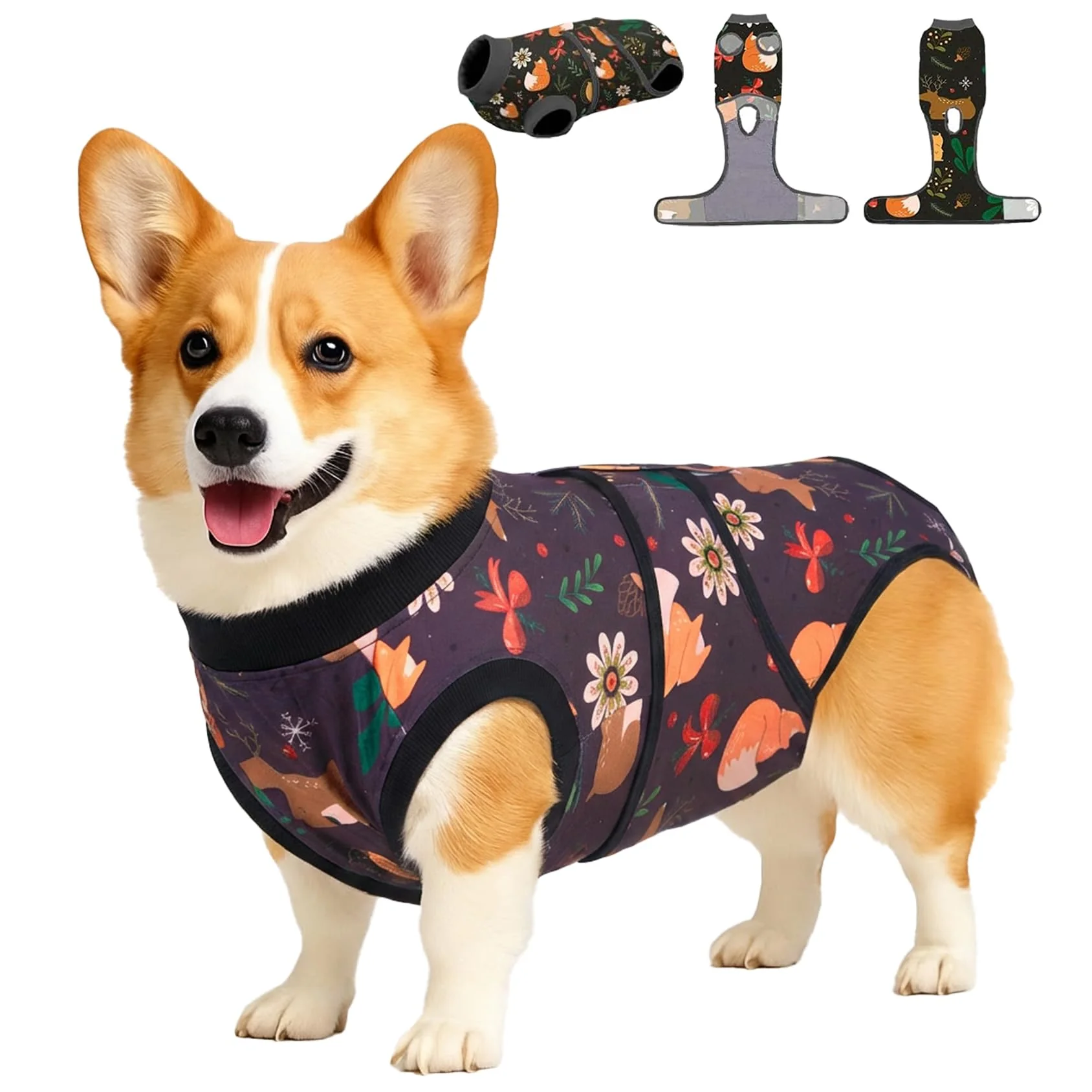 Soft PetWarm Dog Surgery Suit Post-Op Recovery Shirt for Dogs – Adjustable Breathable Easy-Care Professional