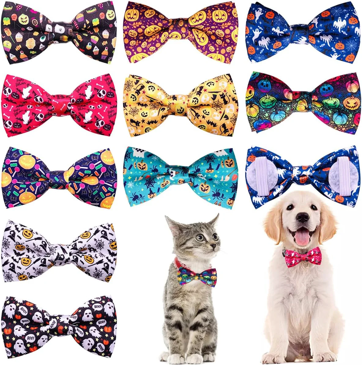 Efficient PET SHOW 10pcs Halloween Small Dog Bow Ties for Medium. Chosen for quality not just packaging. Breathable