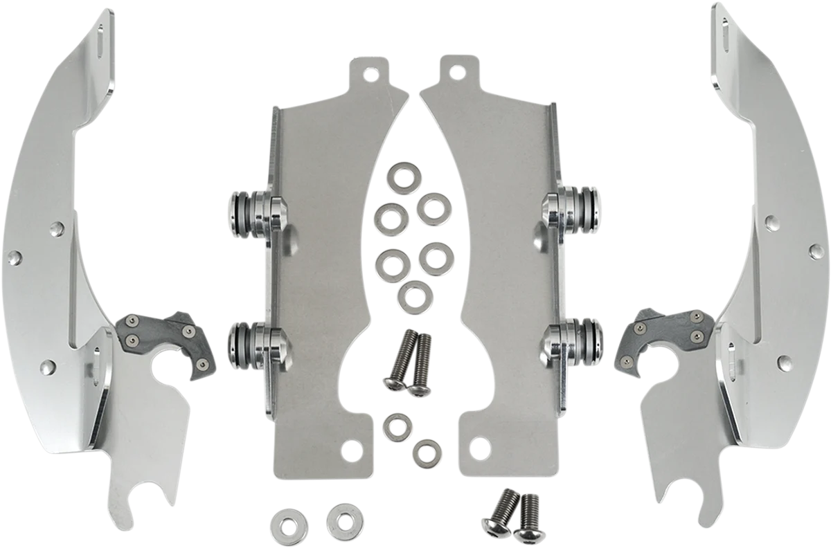 Genuine MEMPHIS SHADES Batwing Trigger Lock Mounting Kit – XV 950 – Polished MEK1915 Exceptional