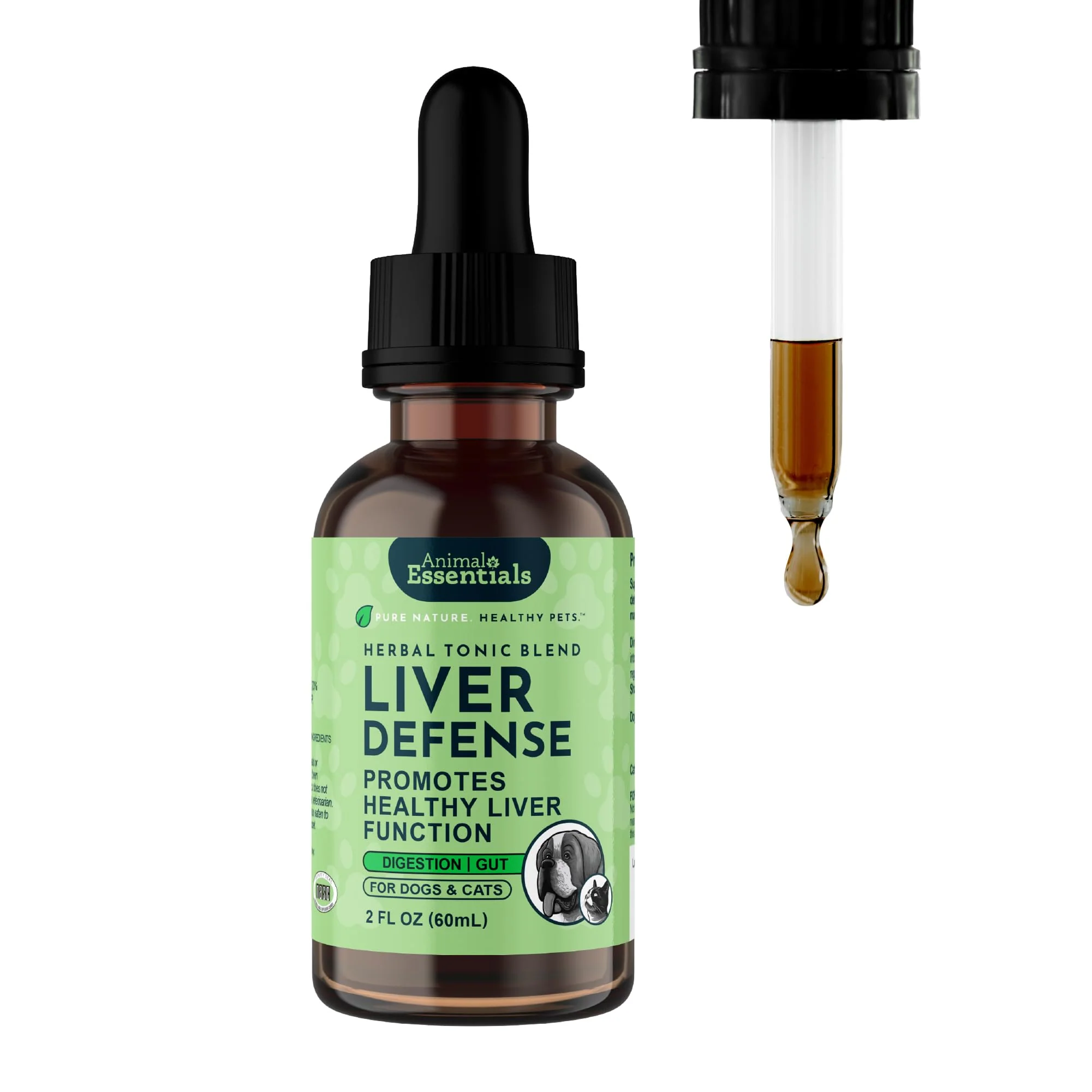 Proven Animal Essentials Liver Defense for Dogs Cats – Herbal Liver Support with Milk Thistle Dandelion 2 Fl Oz Fashionable