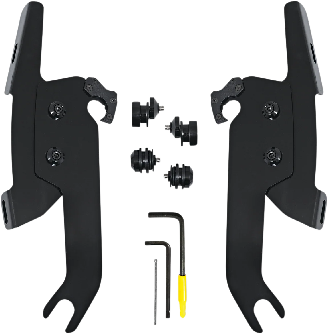 First-Class MEMPHIS SHADES Fats Slim Windshield Trigger Lock Complete Mount Kit – Black – FLSL MEB2051 Carefully Designed