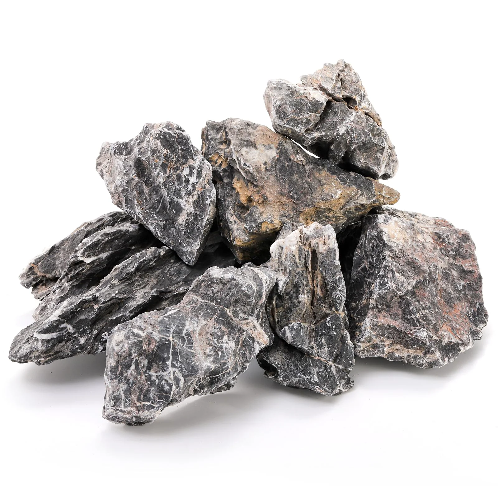 Eorbow Seiryu Stone 12lb — Natural Aquarium Rocks for Terrariums Vivariums Premium Material