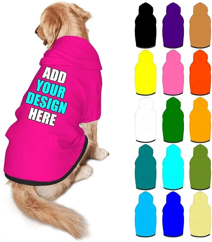 Advanced Custom Dog Clothes with Photo Name Logo Personalized Dog Sweaters Pure