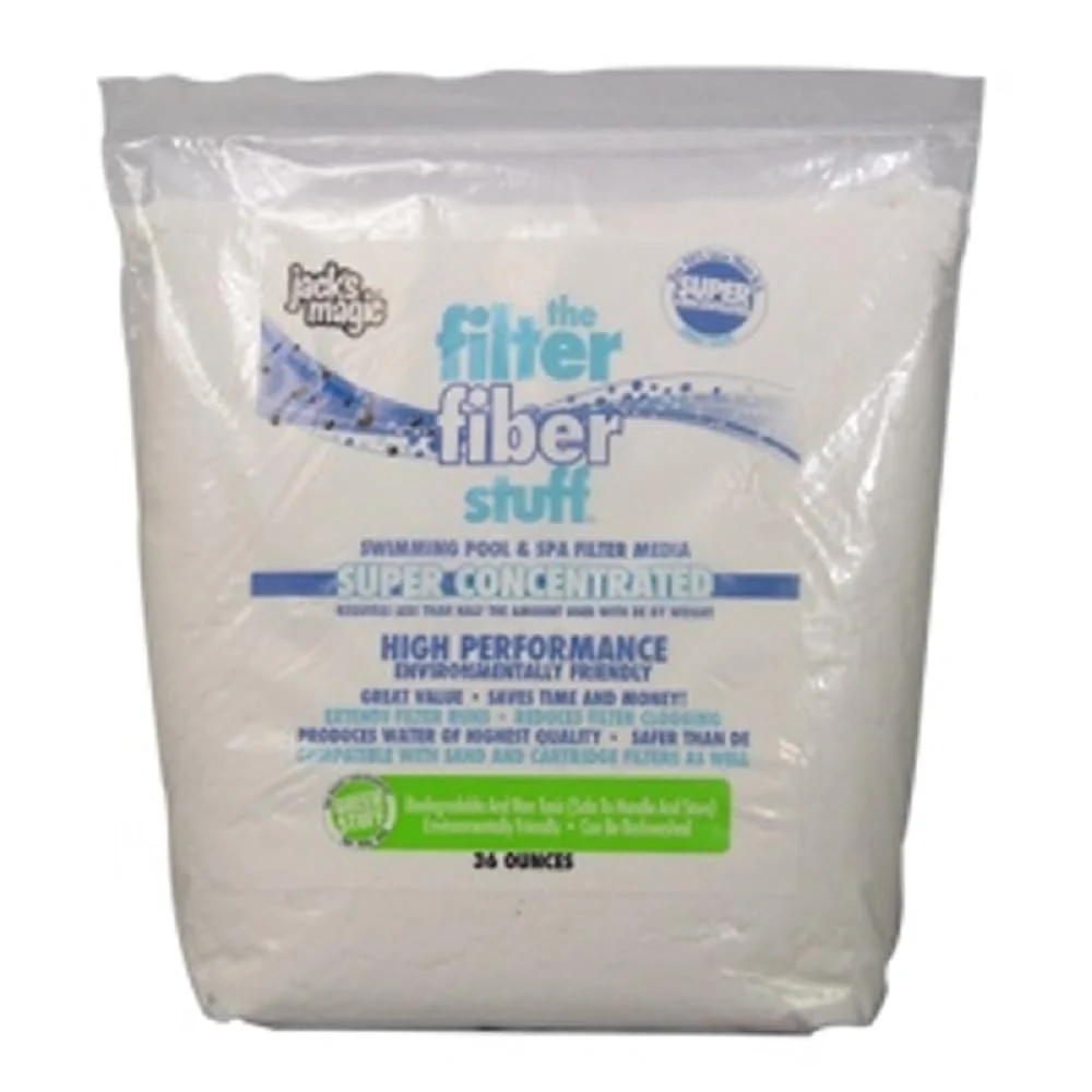 Sophisticated Jack’s The Filter Fiber Stuff 36 oz – Safe DE Filter Performance Booster Dependable