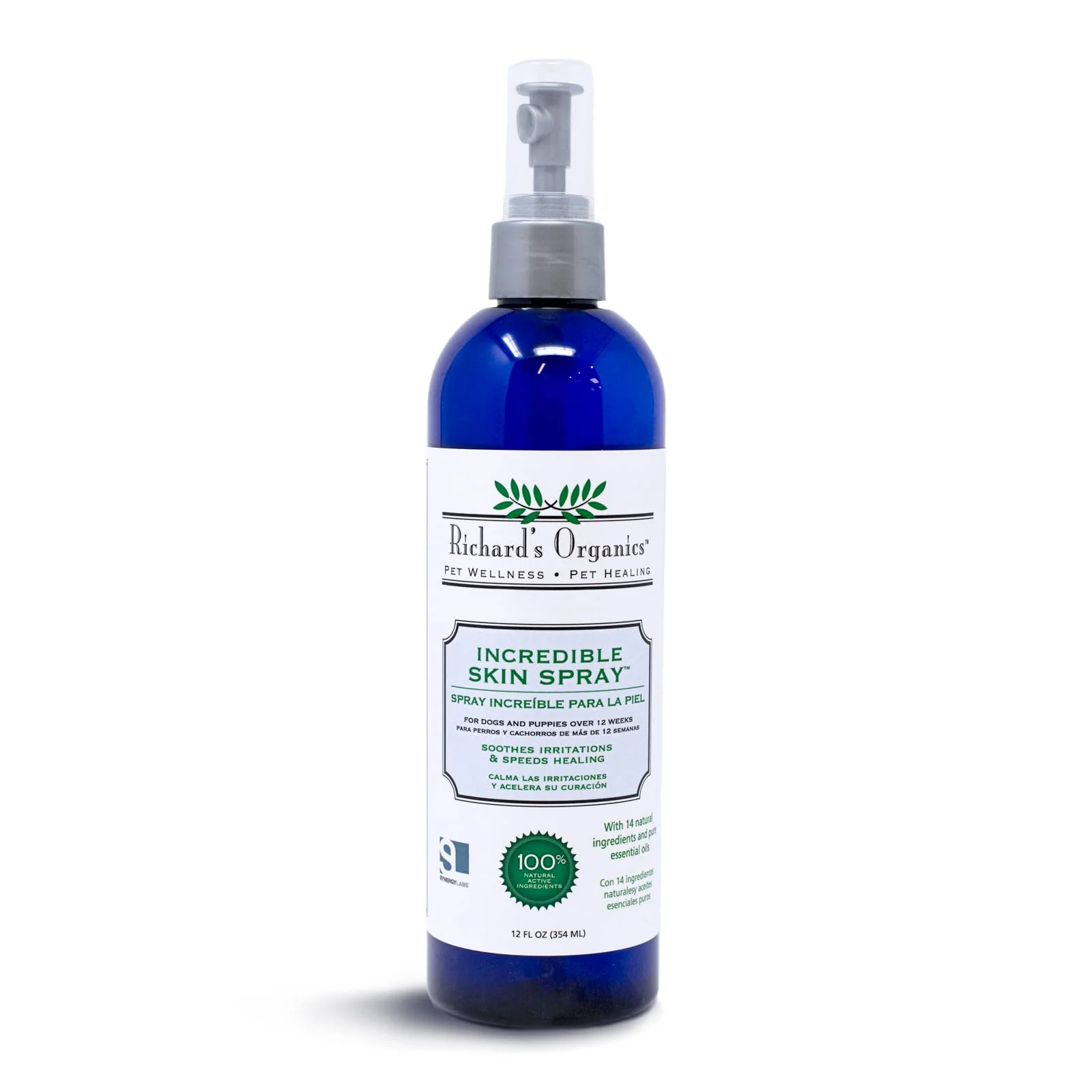 Certified SynergyLabs Richard’s Organics Skin Spray VisaMastercardMaestroApple PayDiscoverShop Pay Practical