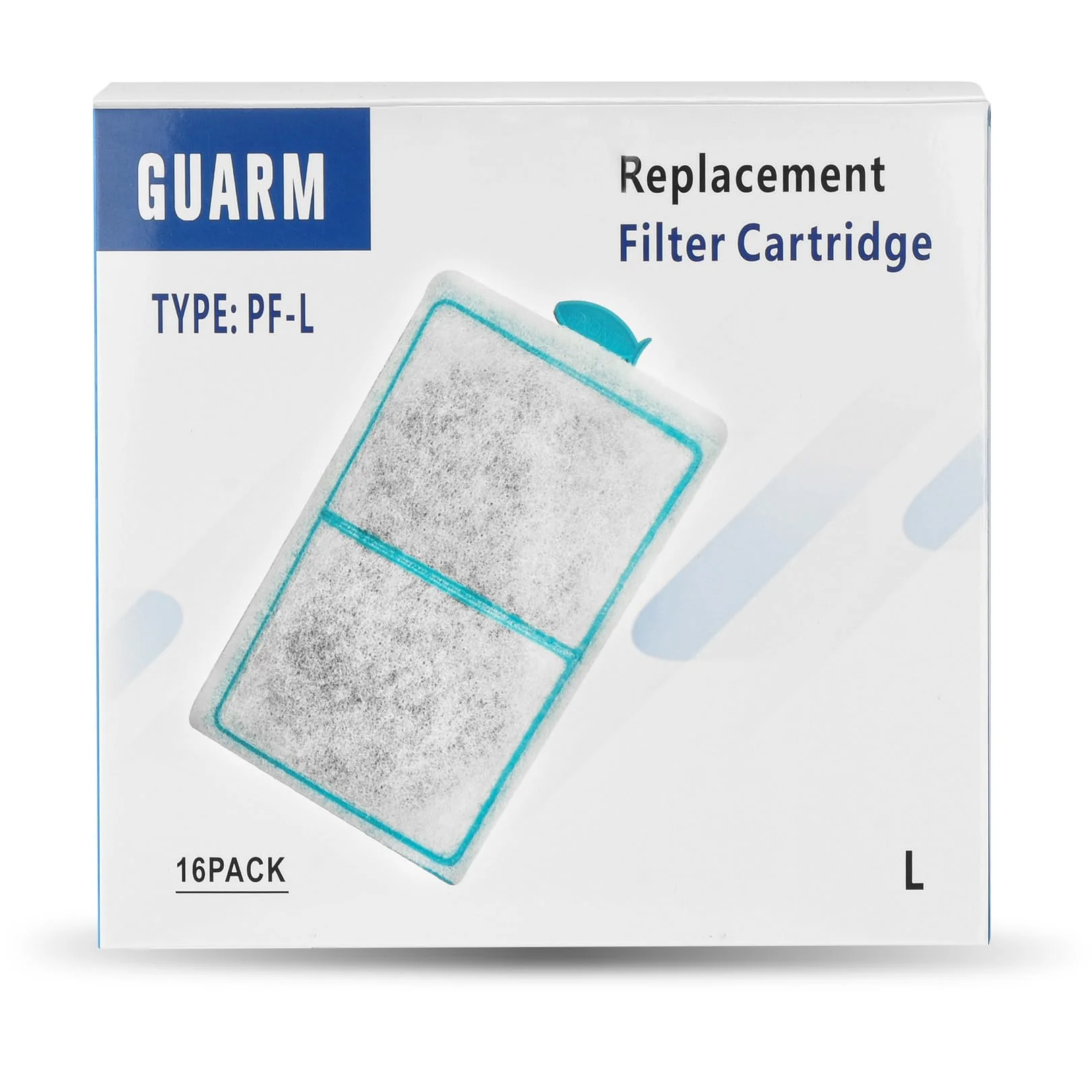 Exceptional Guarm 16-Pack Filter Cartridges for Top Fin PF-L Versatile