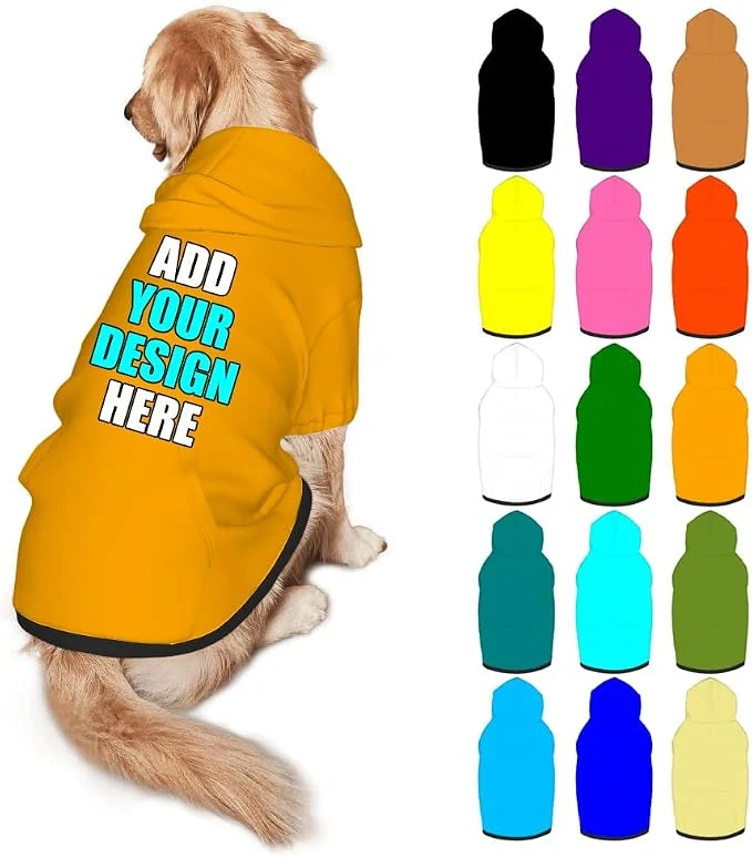 Reliable Custom Dog Clothes with Photo Name Logo Personalized Dog Sweaters Premium Material