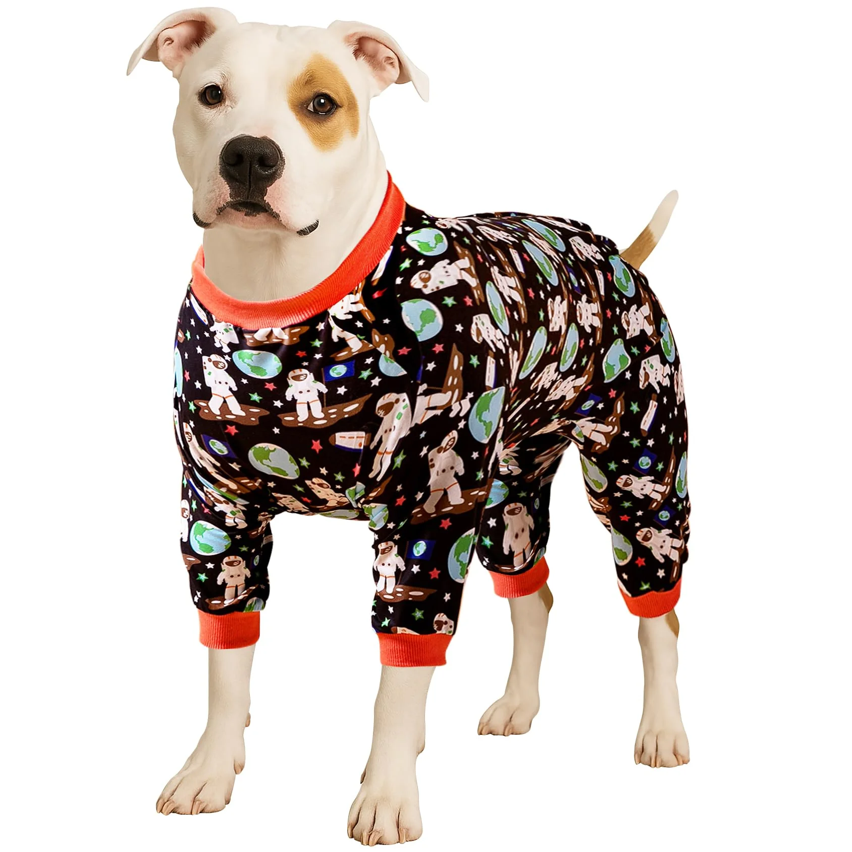 Trendy LovinPet Pitbull Onesie – Large Breed Dog Pajamas XL Minimalist