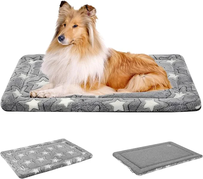 Efficient EMPSIGN Fancy Dog Bed Mat Pet Bed Pad Reversible Machine Washable Crate Pad Smart