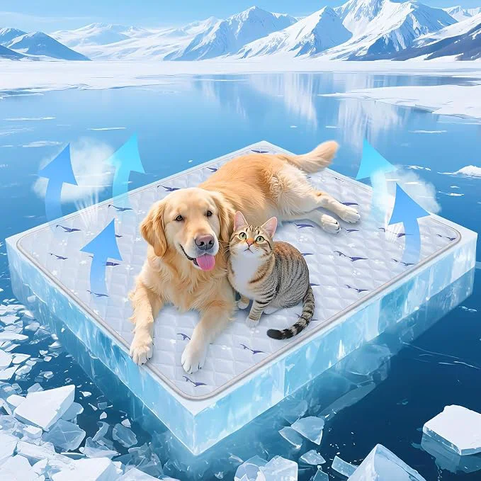 Trusted Dog Cooling Mat Cooling Mat for Dogs Breathable Dog Bed Modern
