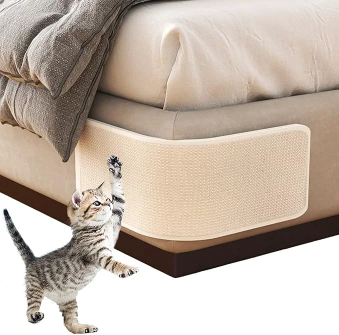 Flexible HAOZAIKEJI Cat Scratcher Mat Sofa Protector Natural Sisal Cat Scratching Mat Elite
