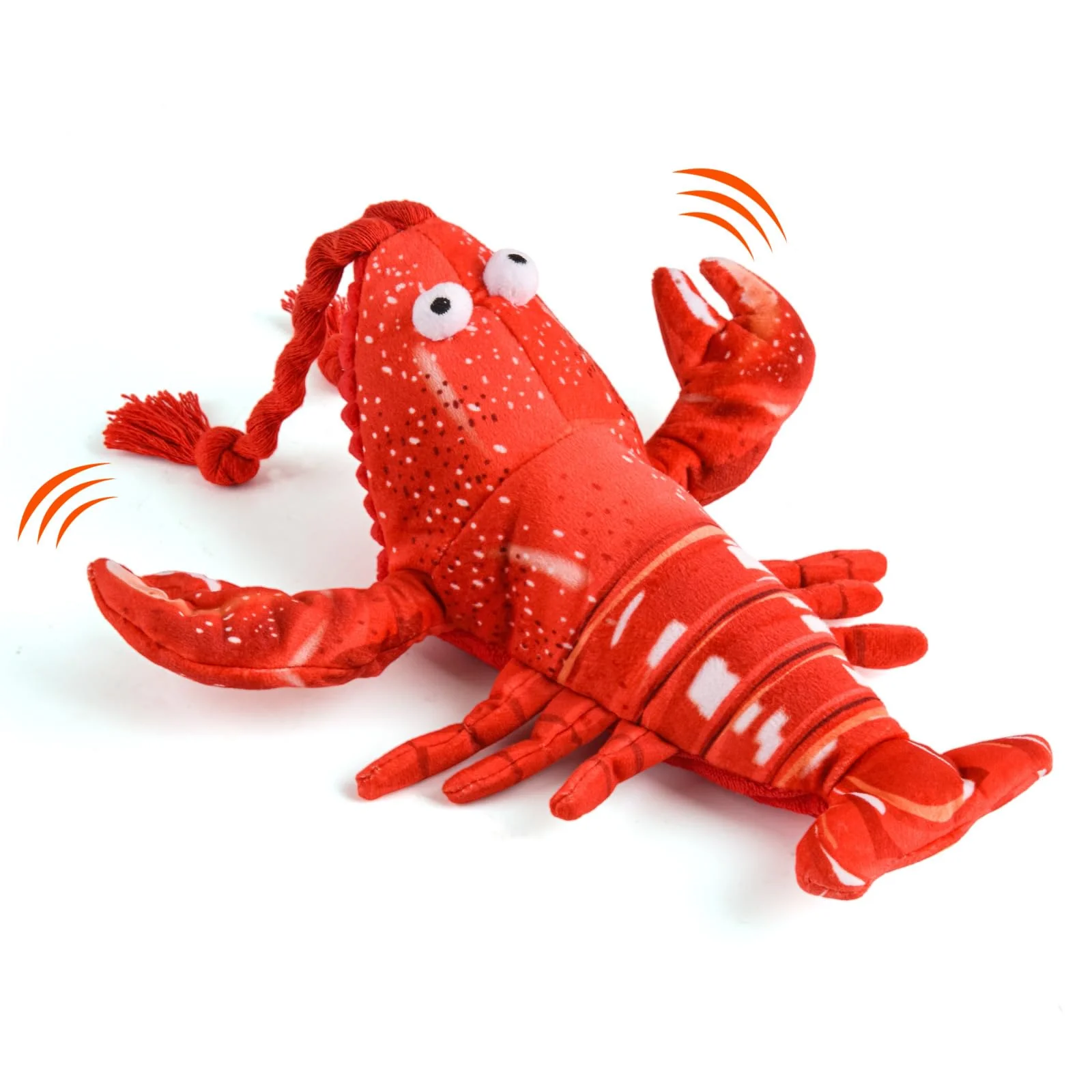 Top-Quality LIFLIX Flappy Lobster Cat Toy – Touch-Activated USB Rechargeable Interactive Toy for Indoor Cats Lightweight